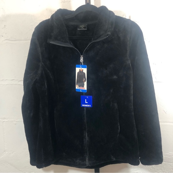32 Degrees Plush Jacket Size S Black Full Zip NWT - Picture 9 of 14